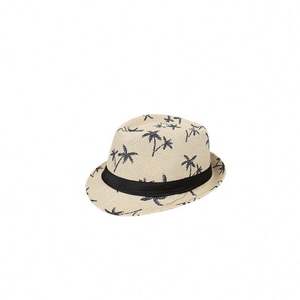 Chapeau de soleil décontracté pour le printemps et l'été, style jazz, imprimé noix de coco, pour la plage et les activités de plein air - Product Image 2