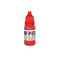 Encre de recharge pour tampon anti-contrefaçon, à base d'huile, longue durée, multicolore, 10 ml, pour bureau et finance, imperméable et à séchage rapide