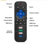 Control Remoto Universal para Roku TV, Compatible con TCL / Hisense / Onn / Sharp / Element / Westinghouse Roku / Philips Roku...