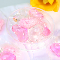 Dosettes de Lessive Transparentes Rose 3 en 1, Détergent à Lessive de Nettoyage, Perles Booster de Parfum, Gousses Amères, Coffre-fort pour Enfant 50 Pcs/boîte