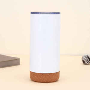 New 16oz Cork Bottom Straight Body Car Mug 304 Stainless Steel Double-walled Vacuum Insulated Leak-Proof Eco-Friendly Business - Product Image 4