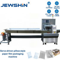 Machine d'emballage horizontale rotative automatique à flux continu pour films et papiers, haute efficacité, pour usage quotidien, vente en gros sur mesure