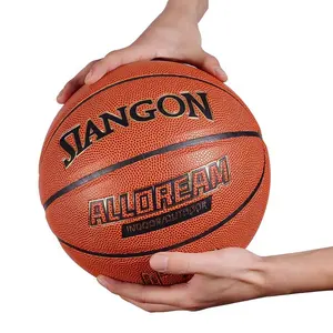Ballon d'intérieur personnalisé avec logo 29.5 Basketball hygroscopique extérieur en PU