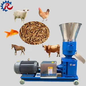 Ruiya Usine Vente en gros Peletizadoras Porc Machine à granulés pour aliments pour animaux Machine à granulés pour aliments pour poulets Mach pour aliments pour animaux