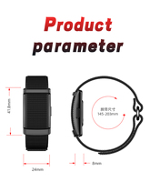 Bracelet intelligent de santé IA sans écran VY25S, étanche 5 ATM, contrôle via application Wi-Fi, suivi de la fréquence cardiaque, du sommeil et de l'activité, connecté pour le sport