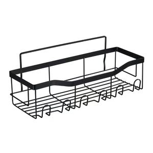 Organizador de encimera de Metal de <span class=keywords><strong>doble</strong></span> nivel moderno, estante de almacenamiento de cocina con tipo de gancho para lavavajillas, fregadero, esponja, cepillo de drenaje - Product Image 1