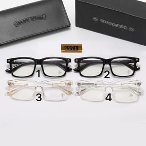 Nouvelles Montures de Lunettes de Lecture Unisexe en Titane Doré Anti-Lumière Bleue, Motif Uni, Style Oeil de Chat, Monture Complète en PC, Tendance et Adaptées à Tous les Visages - Product Image 1