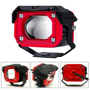 Phares à LED de 3 pouces avec lentille laser, projecteur LED, phares antibrouillard LED bicolores 12V, éclairage LED 4x4 pour moto - Product Image 3