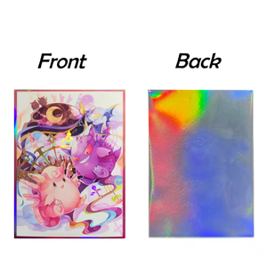 Protège-cartes holographiques Gengar pour cartes à collectionner TCG/PKM de taille standard – Étuis extérieurs personnalisés <span class=keywords><strong>en</strong></span> papier pour cartes anime mignonnes - Product Image 2