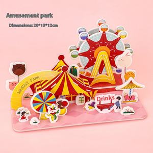 3D ภาพโมเสคขนาด<span class=keywords><strong>ใหญ่</strong></span>สำหรับนักเรียนแบบ DIY การ์ดปริศนาประกอบด้วยมือแผงกระดาษเพื่อการศึกษาในช่วงต้น - Product Image 6