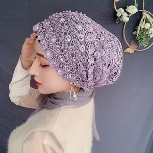 HZM-24534 Nuevo Turbante Árabe <span class=keywords><strong>con</strong></span> Hiyab para Mujer, Pañuelo Musulmán para la Cabeza - Product Image 5