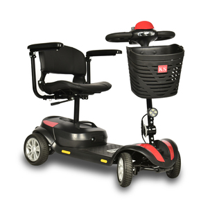 Scooter électrique pliable KSM-906 pour personnes âgées, vente flash, scooter tout-terrain à 4 roues, scooter électrique pliable avec siège - Product Image 1