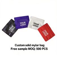 Sachets Doypack Personnalisables en Mylar avec Intérieur en Feuille Métallisée, Finition Mate, Fermeture Zippée Standard Refermable, Emballage Alimentaire Haute Barrière
