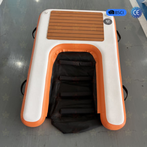 Plataforma Flotante Inflable <span class=keywords><strong>de</strong></span> PVC Plegable OEM ODM con Tecnología Drop Stitch <span class=keywords><strong>para</strong></span> <span class=keywords><strong>Perros</strong></span>, Rampa <span class=keywords><strong>de</strong></span> Agua <span class=keywords><strong>para</strong></span> Embarcaciones y Piscinas - Product Image 3