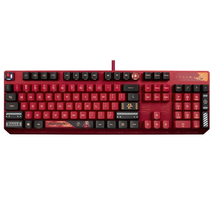 Teclado ROG Strix Scope RX, edición de teclado para Juegos de oficina, teclado ergonómico para ordenador portátil con cable