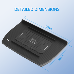<span class=keywords><strong>Chargeur</strong></span> de <span class=keywords><strong>voiture</strong></span> sans fil Qi CARSOUL 15W, charge rapide, mains libres, installation sans perte pour Civic 2017-2020, conduite à gauche et à droite - Product Image 4