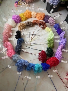 Alta calidad precios baratos flores naturales conservadas secas Anna Hortensia para decoración de boda decoración del hogar arreglo floral - Product Image 5