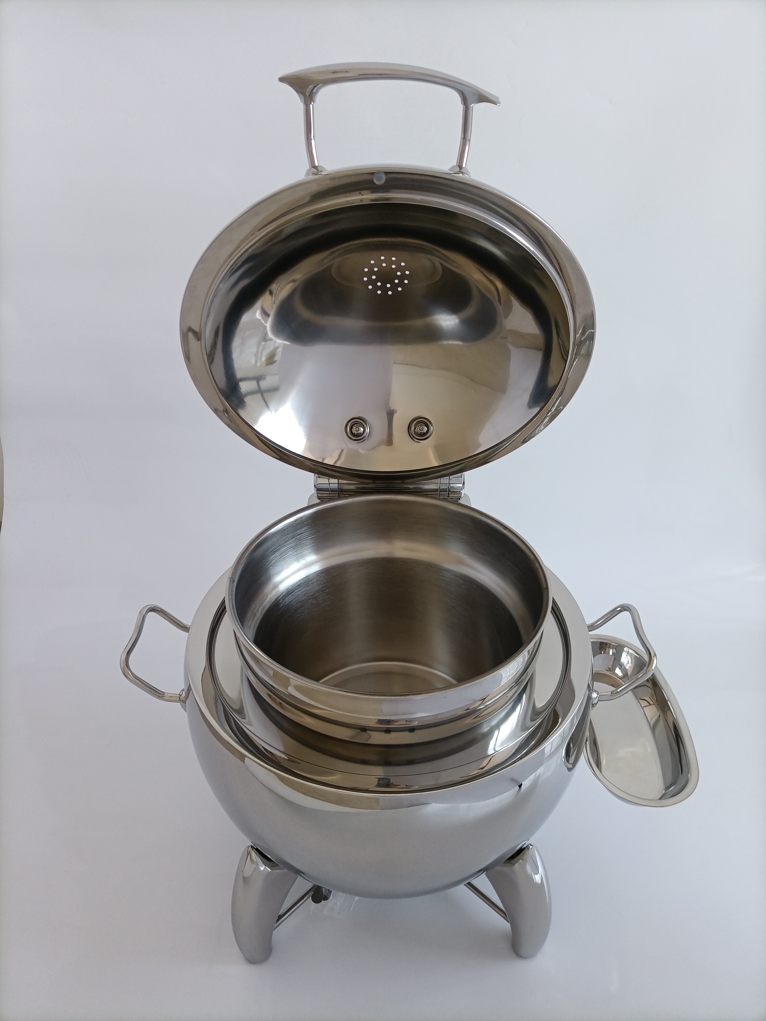 Luxury Roll Top Saving Chafing Dish Dishes Stainless Steel Buffet Food Warmer Display Set