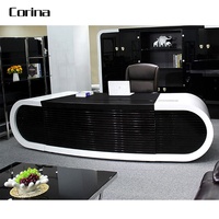 Bureau d'ordinateur en surface solide acrylique au design moderne, bureau de direction, bureaux Google