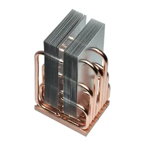 LED heat sink with copper pipe