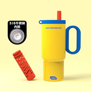 DD4441 Nouvelle Arrivée Tasse de Bureau Isotherme Portable pour Voiture 750ML Tasse Isotherme Double Paroi en Acier Inoxydable avec Couvercle Anti-Fuite - Product Image 3