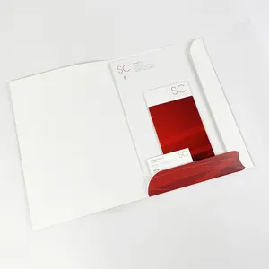 Simple Clip-on Customizable Folder for Business Presentations Trade Exhibitions and Corporate Meetings Die Cut Digital Printing