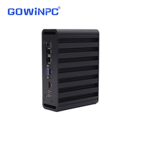 Mini PC industriel sans ventilateur Intel I5 4200U 6200U 8250U double HDMI double LAN