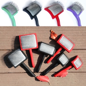 Goldpets OEM 61x190mm Brosse à poils pour animaux de compagnie Brosse à poils pour chien à picots extra longs Dos incurvé Petite taille Spazzola Per Animali Brosse douce pour animaux de compagnie - Product Image 6
