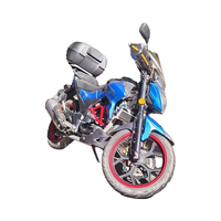 Dayun DY200-3AF Moto de rue vintage 4 temps - Moteur 200cc Freins à disque avant et arrière Réservoir de carburant de 16L
