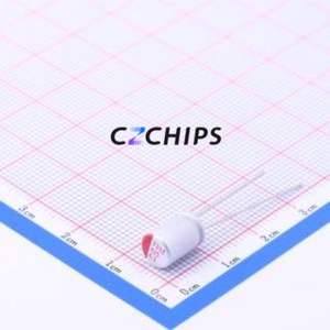 ตัวเก็บประจุแบบแข็งชนิด Through hole (THT) รุ่น SPZ0JM821E09O00R ขนาด D6.3xL9 มม. 820uF 20% 6.3V 5.08A100kHz - Product Image 1