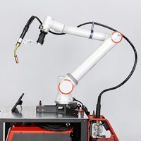 Brazo Robótico de 6 Ejes Heavth MIG-500A, Kit de Soldadura MIG Robótico, Brazo Cobot con PLC y Motor, Carga Útil de 3-20 kg, 1 Año de Garantía