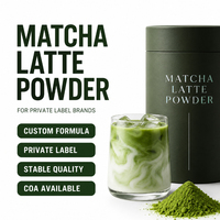 Poudre de latte au matcha vert Viatl, qualité cérémoniale, biologique, premium, chinois, végétalien, sans gluten, instantané, OEM, marque privée