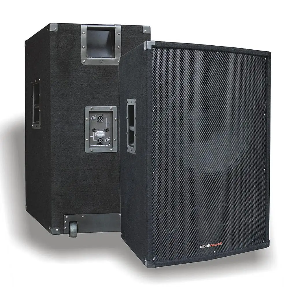 Caixa de som profissional de 15 polegadas, subwoofer de áudio dj, alto-falante pa, sistema de áudio profissional de 15 polegadas