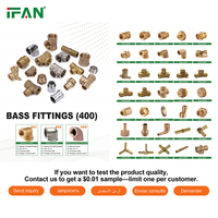 IFAN Raccords de plomberie en laiton, bronze et zinc, filetés NPT BSP 1/2-2 pouces, tous types de raccords