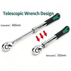 Clé à cliquet professionnelle à 72 dents - Métrique - OEM - Poignée ergonomique antidérapante en caoutchouc - Outil en acier pour la réparation automobile - Product Image 4