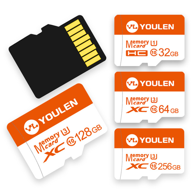 High-Capacity Mini SD Memory Cards 256GB 128GB 64GB
