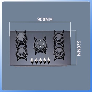 Plaque de cuisson électrique de luxe à 5 brûleurs du fabricant pour cuisinière à gaz pour cuisinière appareil de cuisine extérieur RV - Product Image 5