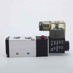 인기 판매 4V210 솔레노이드 밸브 고품질 공압 부품 공장 직판 코일 커넥터 포함 쿤타이 브랜드 0.2kg - Product Image 1