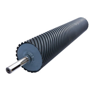 Độ bền cao tùy chỉnh Polyurethane PU Con lăn Silicone lớp phủ cao su băng tải điều khiển băng tải con lăn - Product Image 1
