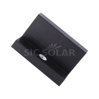 Collier de fixation d'extrémité pour panneau solaire, système de montage solaire, support de fixation solaire