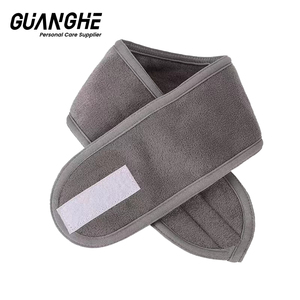 Bandeau en tissu <span class=keywords><strong>anti</strong></span>-dérapant uni <span class=keywords><strong>pour</strong></span> la fabrication en série, avec logo personnalisé, idéal <span class=keywords><strong>pour</strong></span> le lavage du visage matinal à domicile - Product Image 2