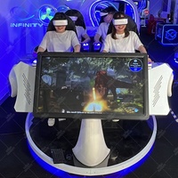 Máquina de Juegos de Realidad Virtual 9D, Simulador de Realidad Virtual, Precio de Máquina de Realidad Virtual, Simulador Familiar de 4 Asientos con Movimiento