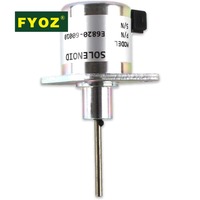 Válvula Solenoide de Corte de Combustible, para Tractor Kioti CK25 CK27 CK30 DK35 DK40 CK2510F CK2610, Solenoide de Parada, E682060011