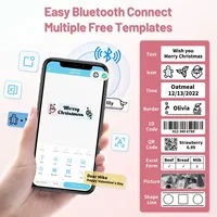 Phomemo Q30 stiker termal saku Mini pencetak DIY pembuat Label nirkabel dengan berbagai kertas Label termal untuk pencetakan