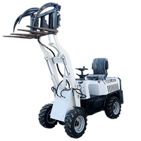 Minipala Gommata Elettrica TOPONE 904E 0.4t 4WD con Raggio di Sterzata Ridotto, Macchinario Edile