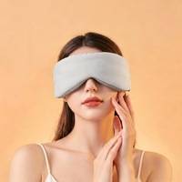 Masque de sommeil lesté personnalisé imprimé en sérigraphie, bandeau doux pour la sieste, voyage, cadeau promotionnel d'entreprise, en gros - Ergonomique