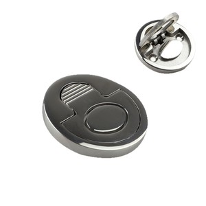 Herraje marino de acero inoxidable para yates: Hebilla de suelo redonda con manija para cabina de barco, equipo de cubierta oculto para instalación - Product Image 1
