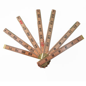 Règle pliante personnalisable en bois FSC de 72 po et 6 pieds pour charpentiers, maçons et plombiers - Product Image 4