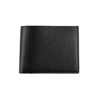 Ucuz erkek ince cüzdan erkek kredi kart tutucu PU deri ince çanta kısa para çanta hediye cüzdan siyah
