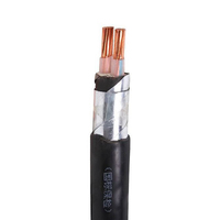 Cable de alimentación blindado LSZH, cable de alimentación sin halógenos de Bajo humo, N2XH, IEC 60502-1 XLPE FRNC 0,6/1kV